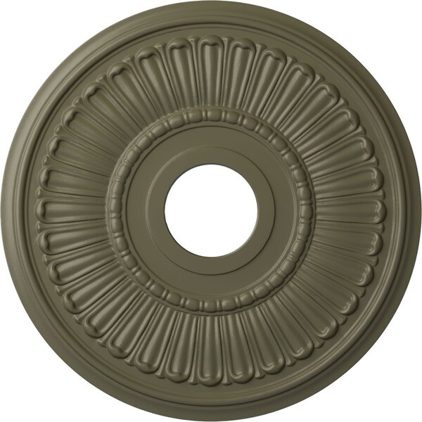 Ekena Millwork Melonie Ceiling Medallion (Fits Canopies up to 6 3/8"), 16"OD x 3 5/8"ID x 3/4"P, Spartan Stone CM16MLSSF - main
